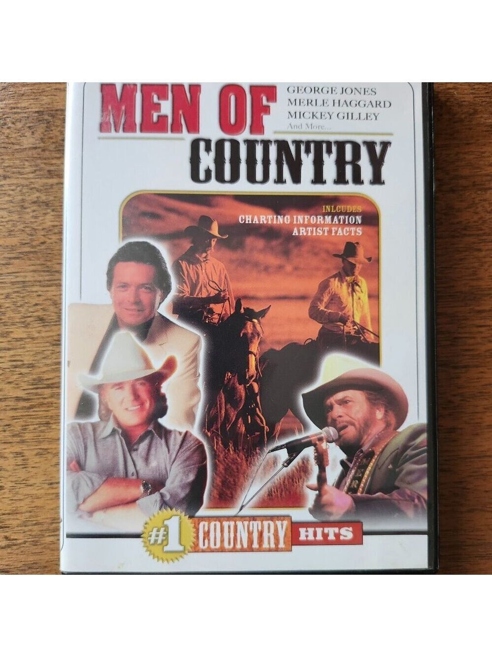 MEN of COUNTRY #1 Country Hits George Jones Merle Haggard Mickey Gilley